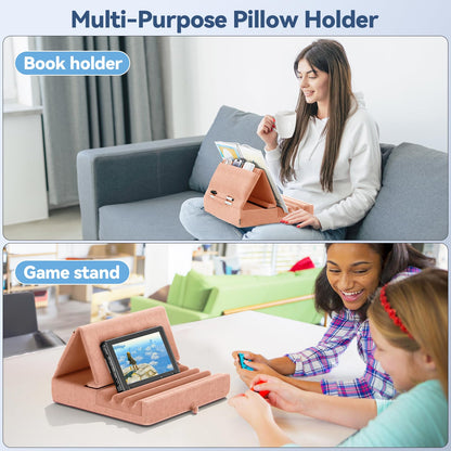 FoldMate: Versatile Tablet Pillow Stand with Pocket
