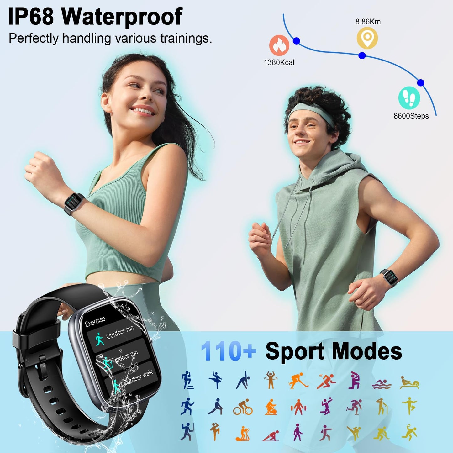 FitTrack 2025: HD Smartwatch for Active Lifestyles - Small Enterprise