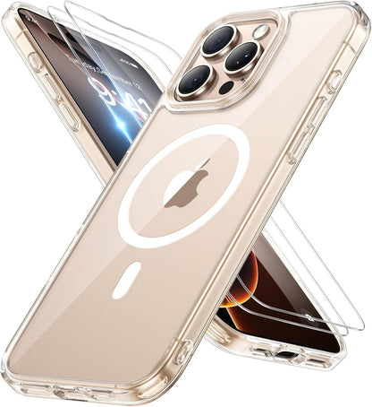 Miracase Magnetic iPhone 14 Case with Protectors