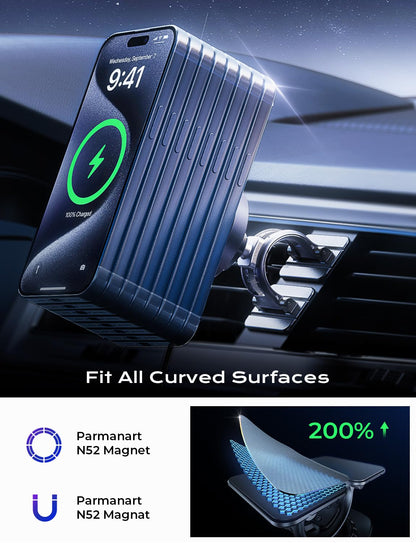 LISEN MagSafe 15W Wireless Car Charger Mount - Small Enterprise