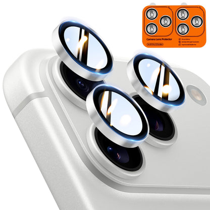 TOCOL Camera Lens Protector for iPhone 17 Tempered Glass HD Individual Scratch Resistant Camera Cover Accessories Case Friendly 2 Pack（Clear）