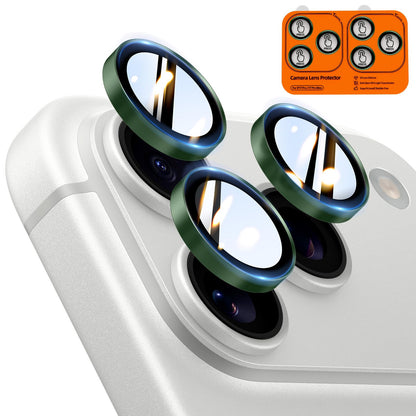 TOCOL Camera Lens Protector for iPhone 17 Tempered Glass HD Individual Scratch Resistant Camera Cover Accessories Case Friendly 2 Pack（Clear）
