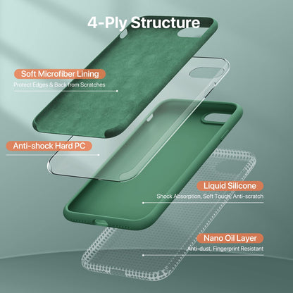 Miracase Capri Blue Slim Shockproof iPhone Case