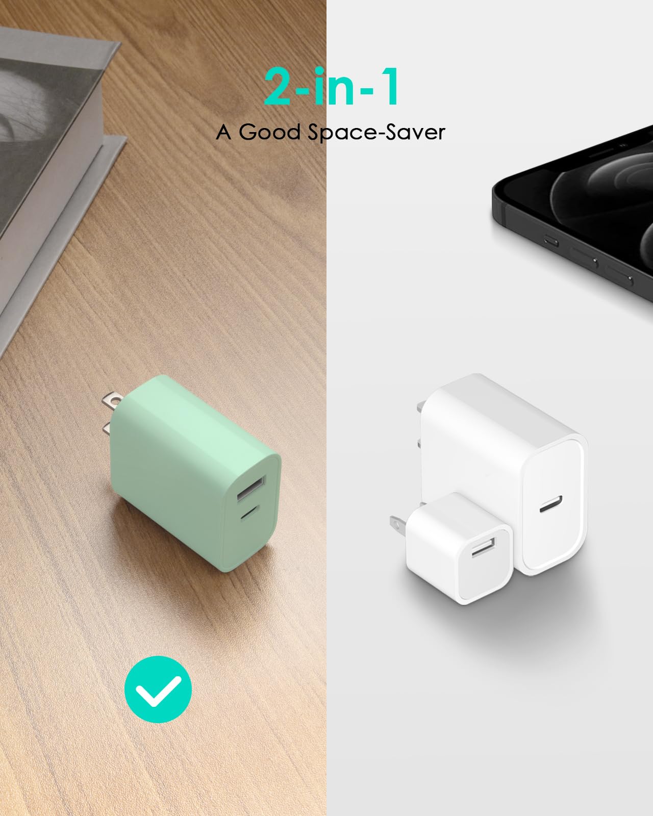 QuadCharge USB-C & QC Charger - Small Enterprise