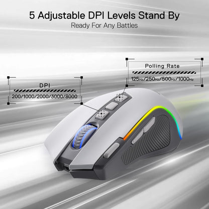 Redragon M612 PRO Swift RGB: 9-Button Gaming Mouse