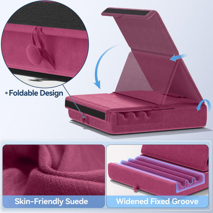 FoldMate: Versatile Tablet Pillow Stand with Pocket