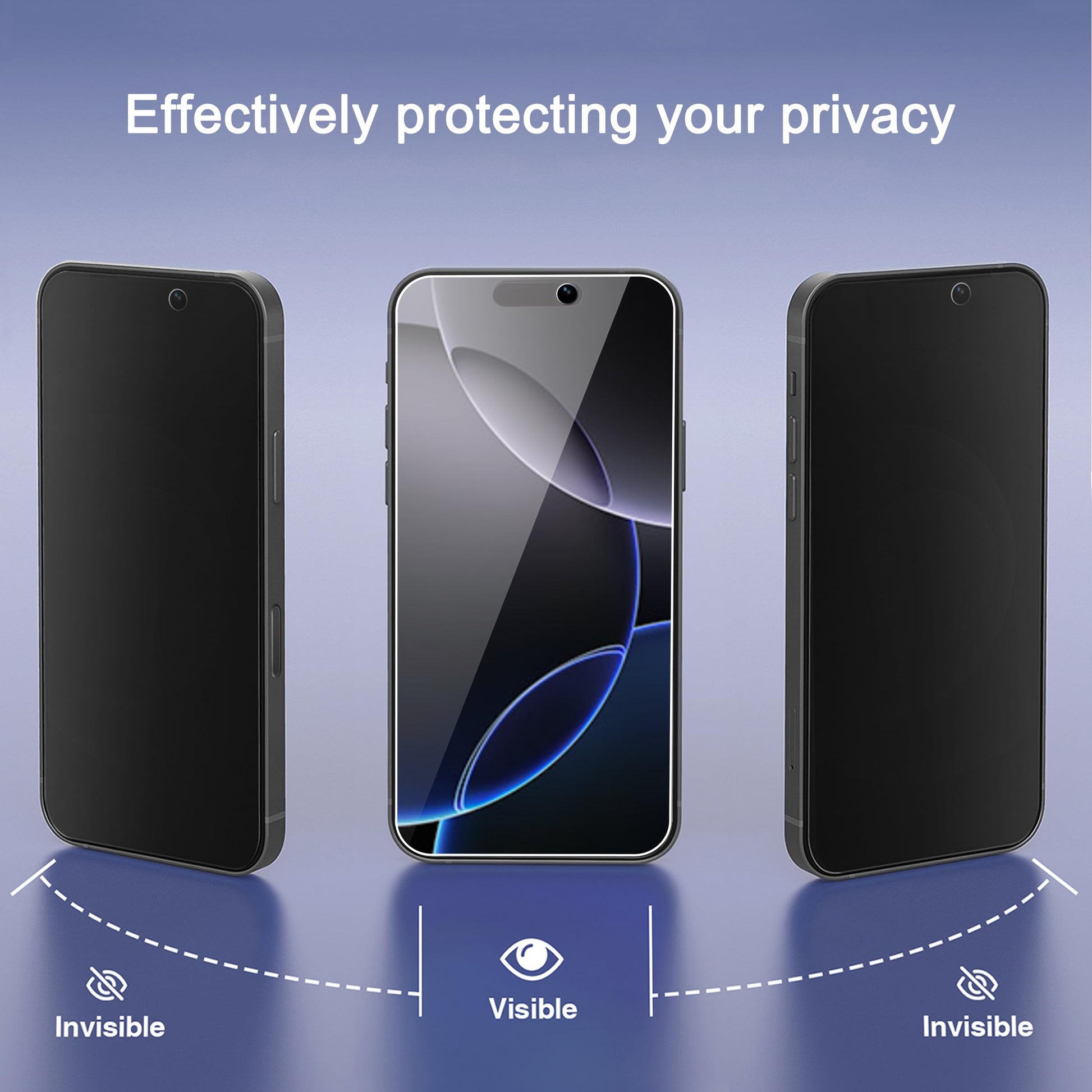Ailun iPhone 16 Privacy & Lens Protector 3-Pack - Small Enterprise