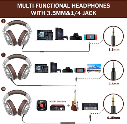 OneOdio A71 Studio Pro - Wired Foldable DJ Headset