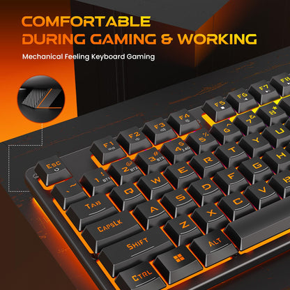 Redragon K521X: RGB Gamer's Mechanical-Feel Keyboard