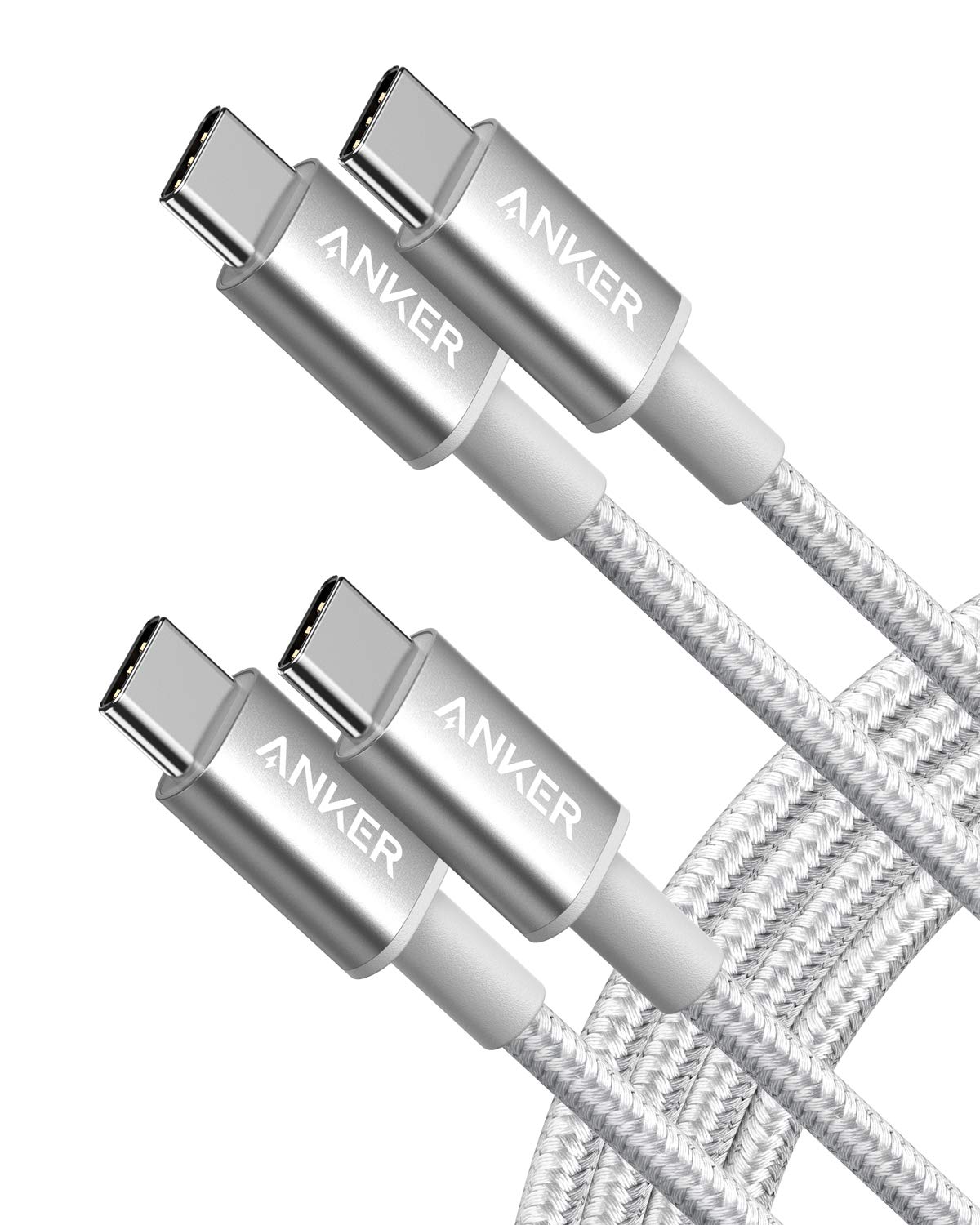 Anker USB C to USB C Cable, Type-C 60W Fast Charging Cable (6 FT, 2Pack) for iPhone 17 Series, iPad mini 6 and More (Black)