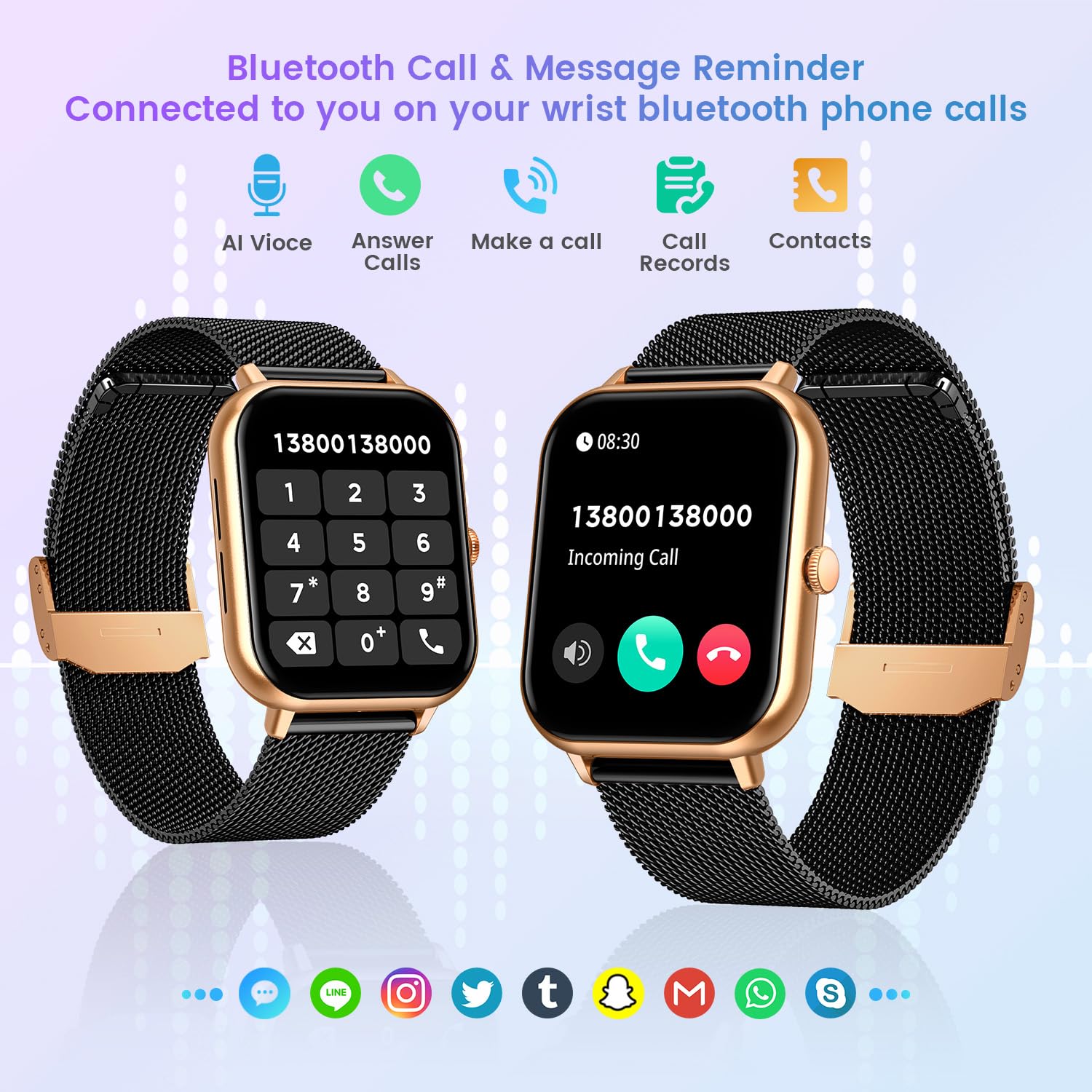 FitGoddess Smartwatch: Health & Fitness Tracker - Small Enterprise