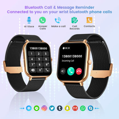 FitGoddess Smartwatch: Health & Fitness Tracker - Small Enterprise