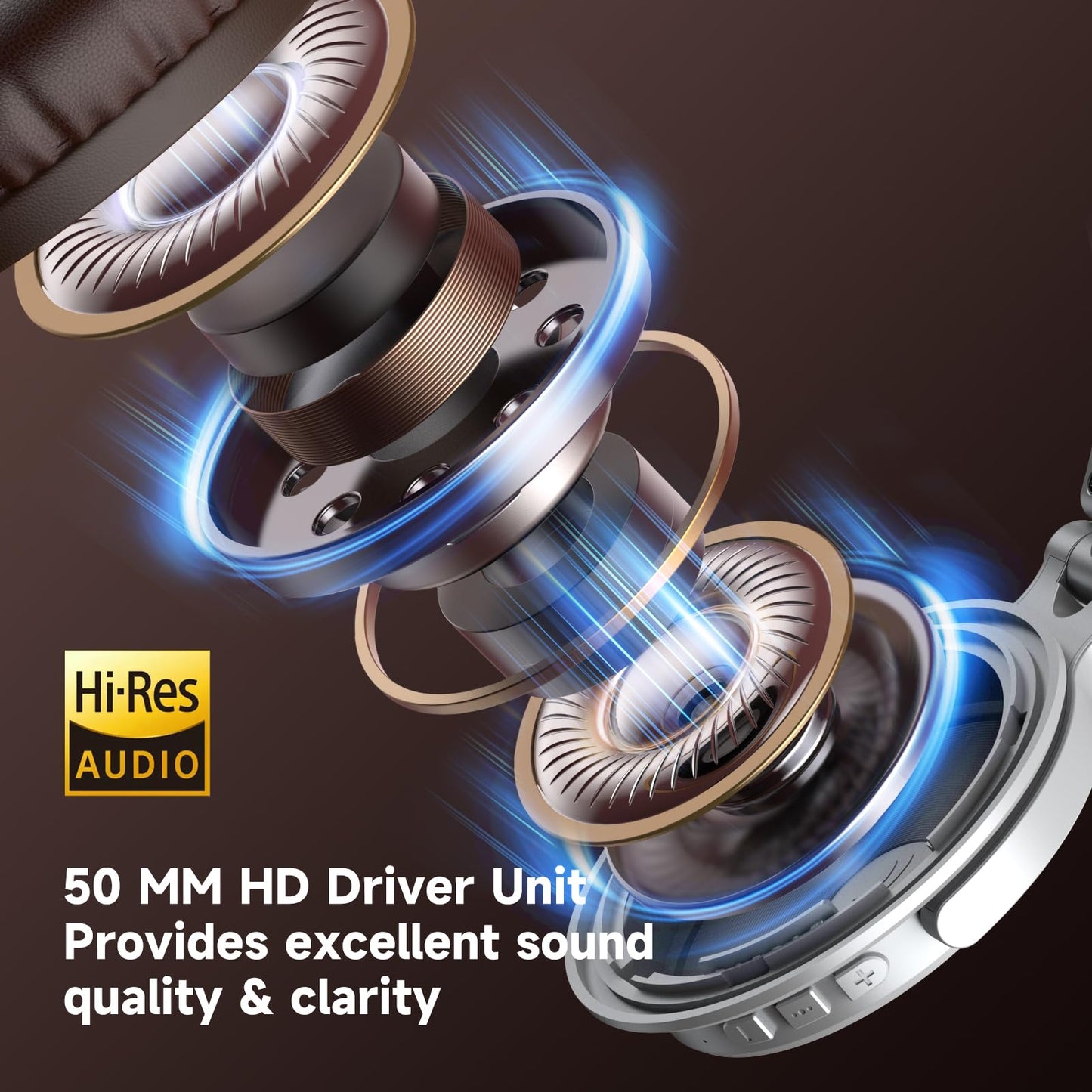 OneOdio ProC: 110Hr Bluetooth Foldable Bass Headset