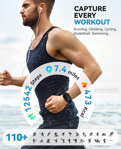 FitTrack SmartWatch: Call, Fitness, Waterproof & More - Small Enterprise