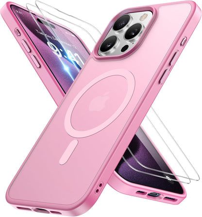 Miracase Magnetic iPhone 14 Case with Protectors