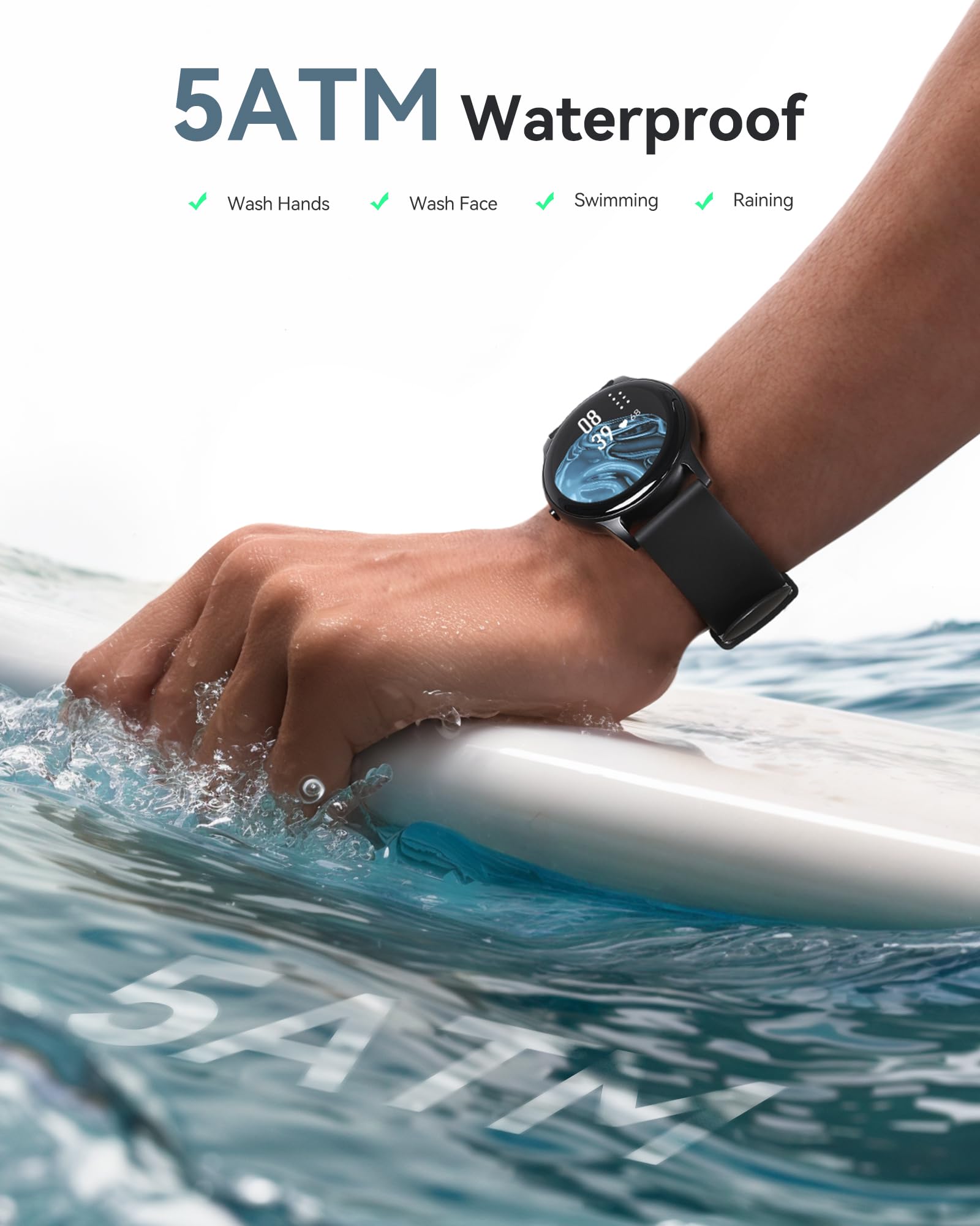 SportyPink Smartwatch - 5ATM, Fitness Tracker, HR Monitor - Small Enterprise