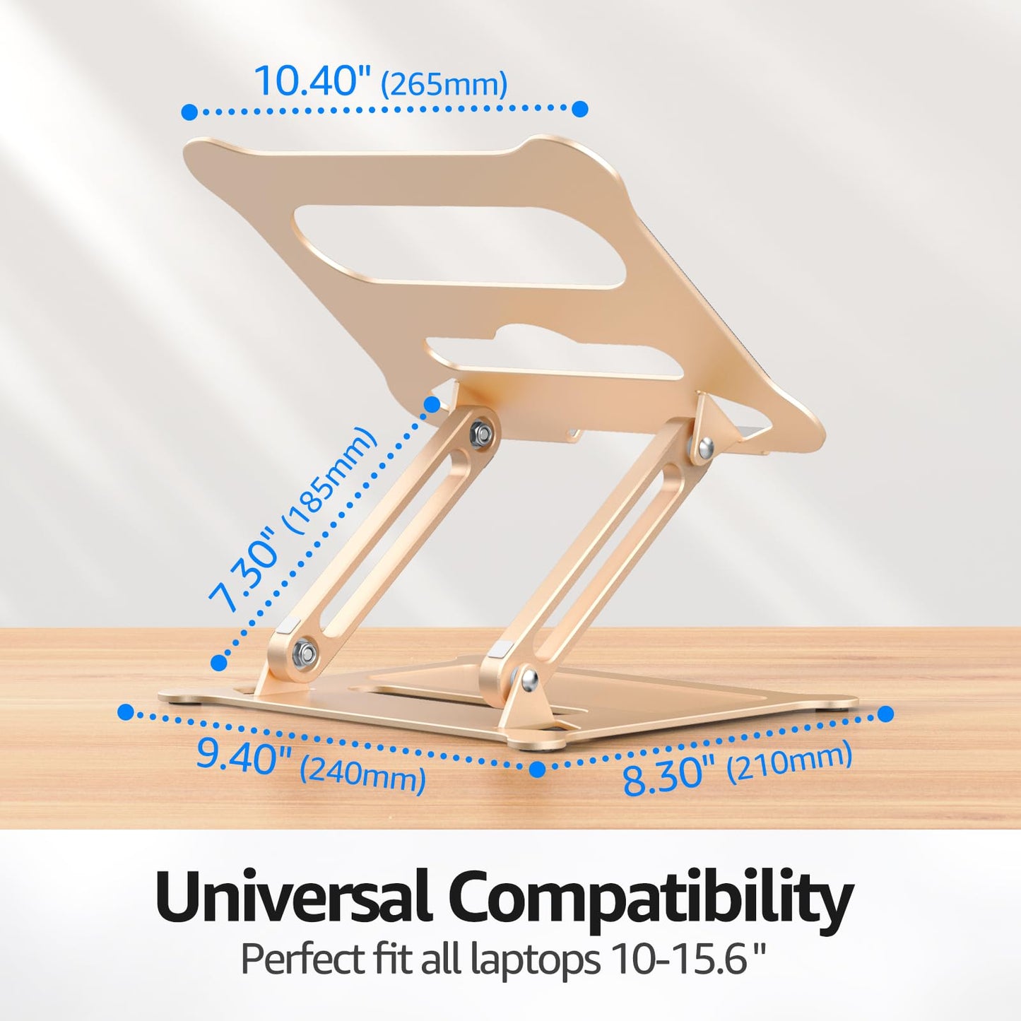FlexLift: Adjustable Laptop Riser for All Models