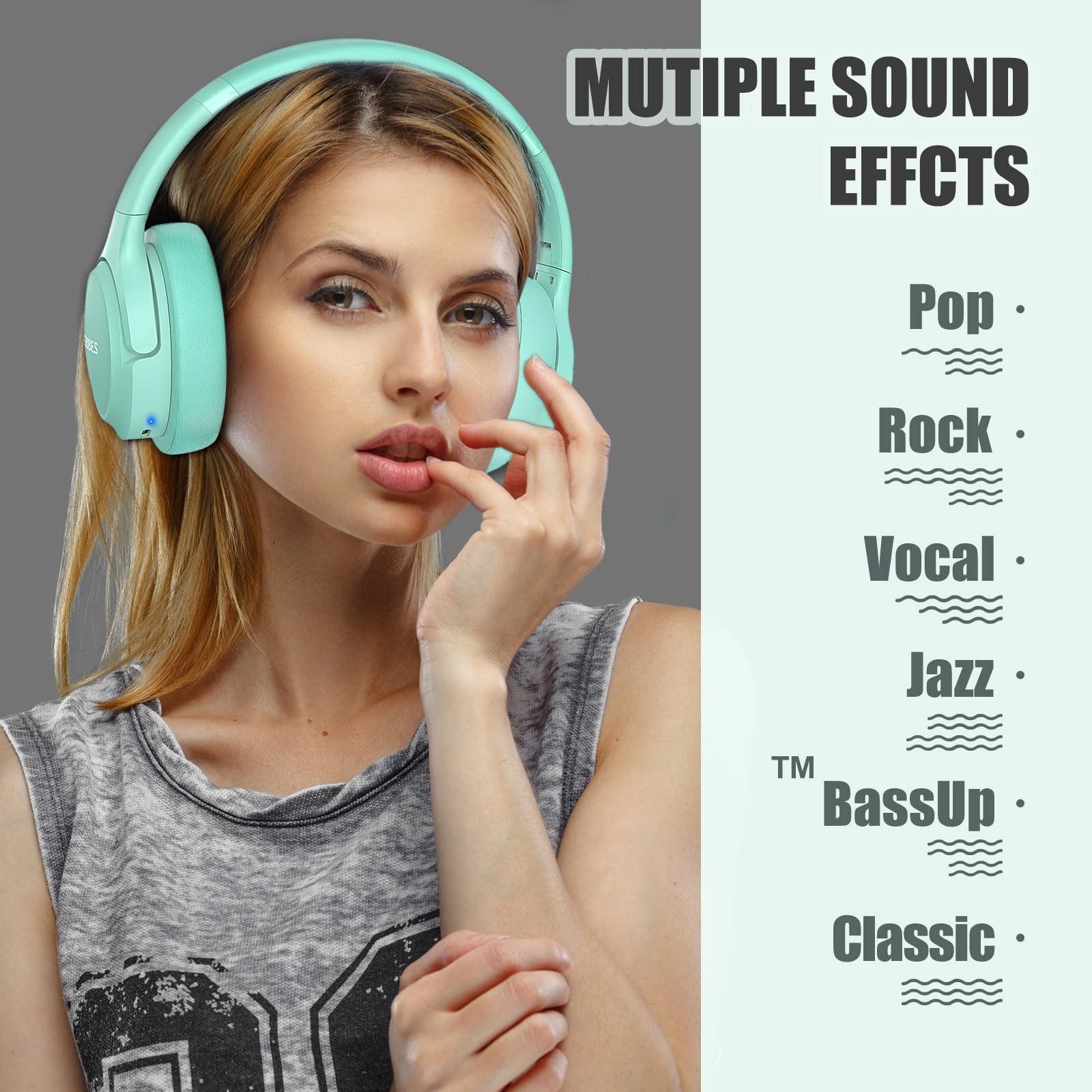 BERIBES 65H Bluetooth Over-Ear Headphones - Small Enterprise