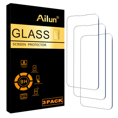 Ailun iPhone 16/15/15 Pro 6.1 Screen Protector 3-Pack