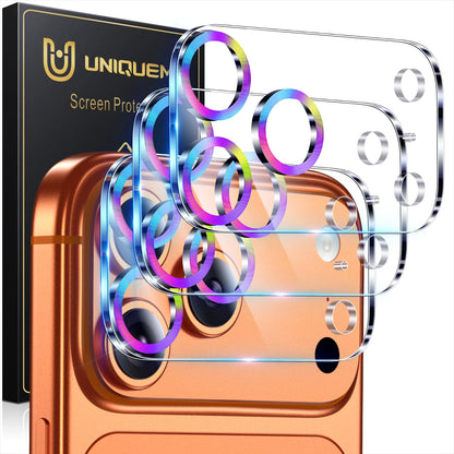 UniqueMe for 3 Pack iPhone 16 Pro/iPhone 16 Pro Max Camera Lens Protector