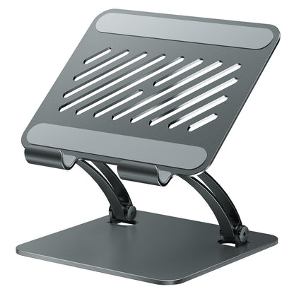 Dual Rod Adjustable Tablet Holder Stand (Gray)