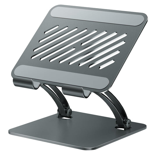 Dual Rod Adjustable Tablet Holder Stand (Gray)