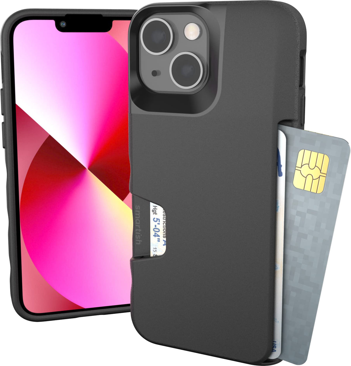 Smartish iPhone 18 Pro/17 Pro Wallet Case, Wallet Slayer V1, Cherry Blossom