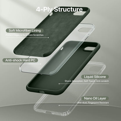 Miracase Capri Blue Slim Shockproof iPhone Case