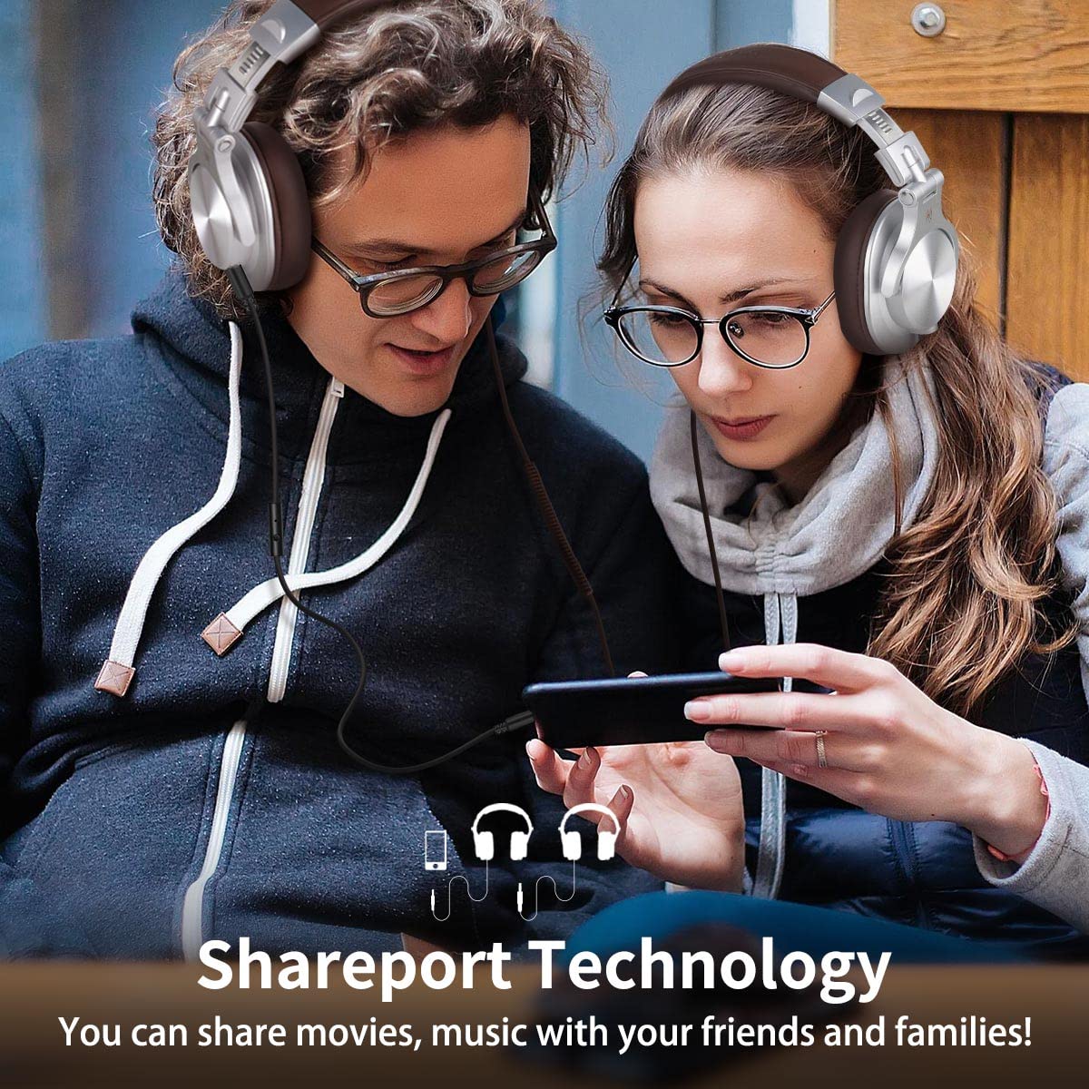 OneOdio A71 Studio Pro - Wired Foldable DJ Headset