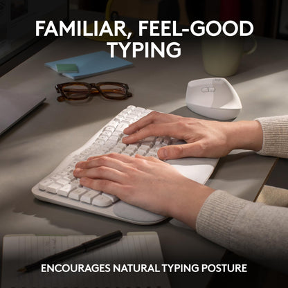 WaveEase Wireless Ergokey by Logitech
