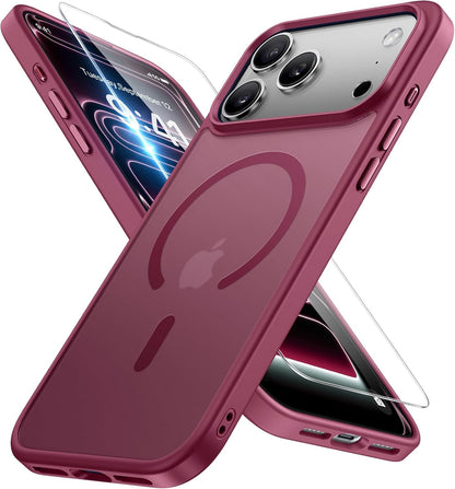 Miracase Magnetic iPhone 14 Case with Protectors