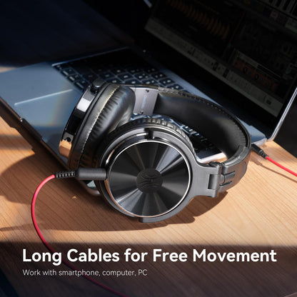 OneOdio Pro DJ Studio Over-Ear Headphones - Black