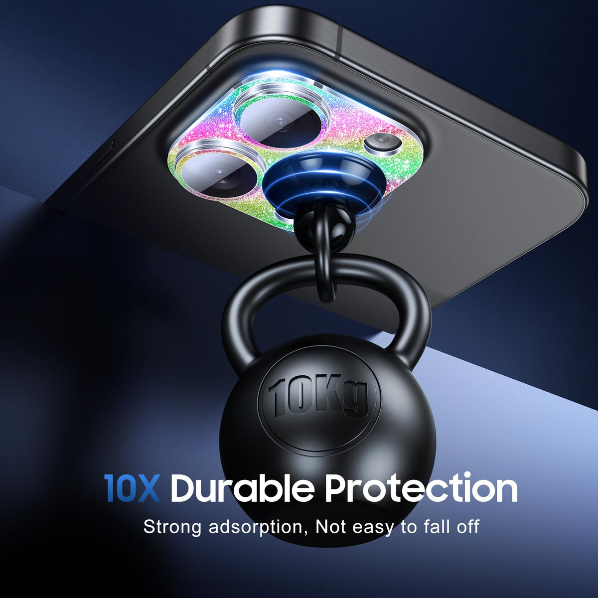 UniqueMe for 3 Pack iPhone 16 Pro/iPhone 16 Pro Max Camera Lens Protector