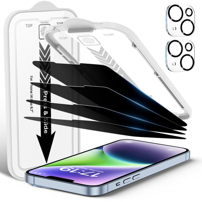 iPhone 13 4-Pack Privacy Glass Shield - Military Grade - Small Enterprise