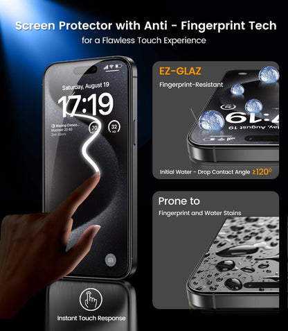 iPhone 13 4-Pack Privacy Glass Shield - Military Grade - Small Enterprise