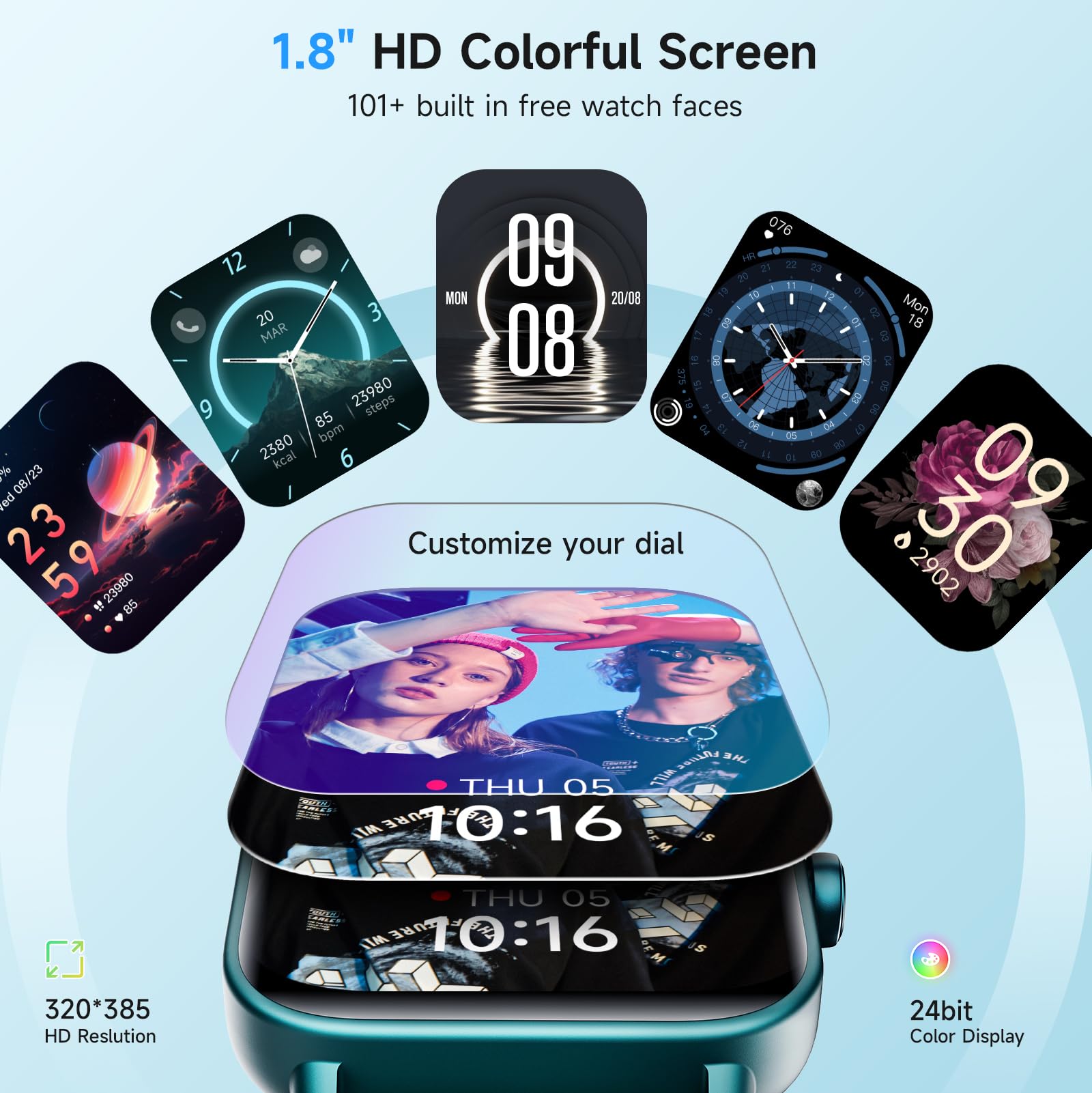 FemmeFit Smartwatch: Alexa, Waterproof, 100+ Sports - Small Enterprise