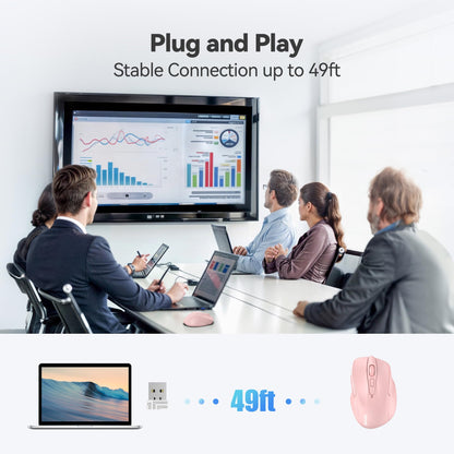 ErgoGlide Wireless: 6-Button, 2600 DPI, 24-Month Power