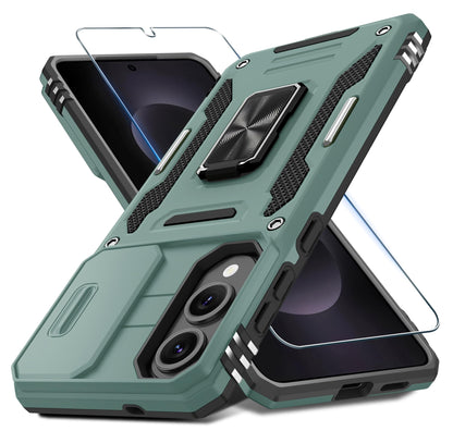 ###DEERLAMN Galaxy A17 Case with Slide Cover-Black
