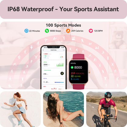 FemmeFit Smartwatch: Alexa, Waterproof, 100+ Sports - Small Enterprise