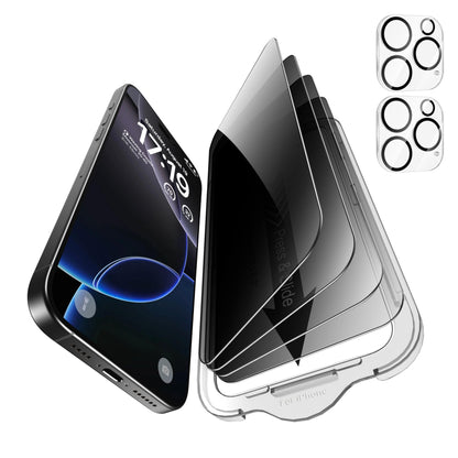 iPhone 13 4-Pack Privacy Glass Shield - Military Grade - Small Enterprise