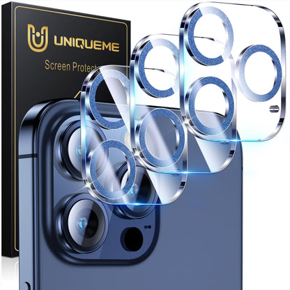 UniqueMe for 3 Pack iPhone 16 Pro/iPhone 16 Pro Max Camera Lens Protector