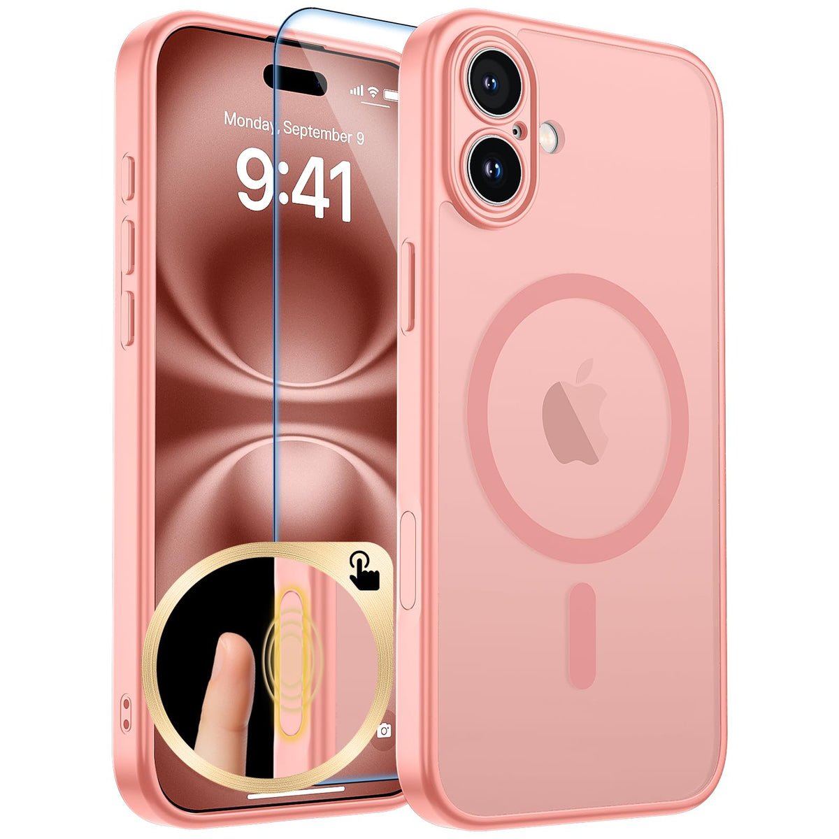 zapica Magnetic for iPhone 17 Pro Max Case, Gray