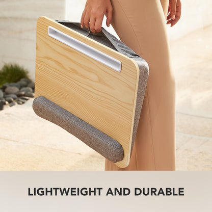 CushyLap Desk: Portable Laptop Stand & Storage