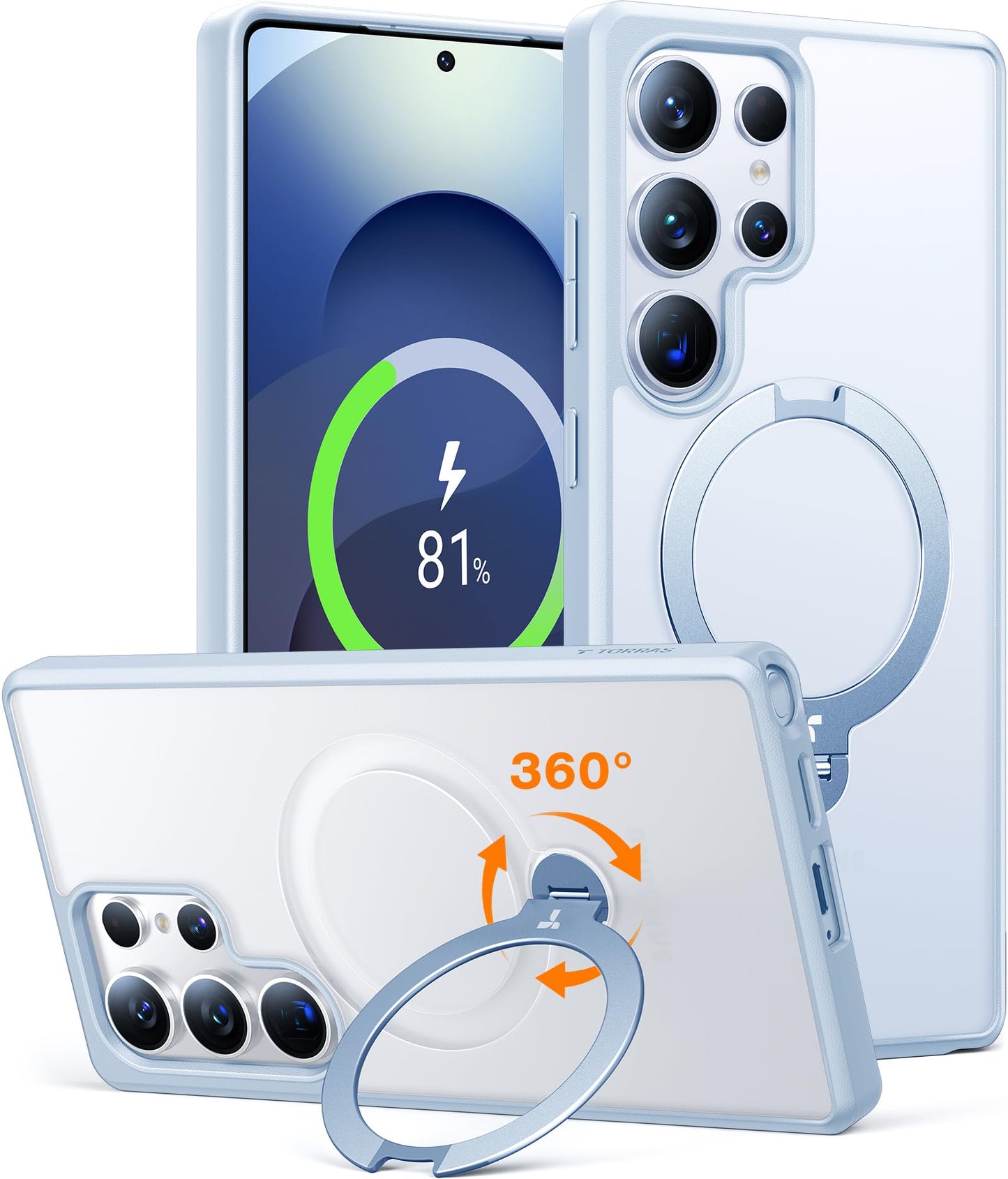 TORRAS Q3 Spin Samsung S26 Ultra Case MagSafe