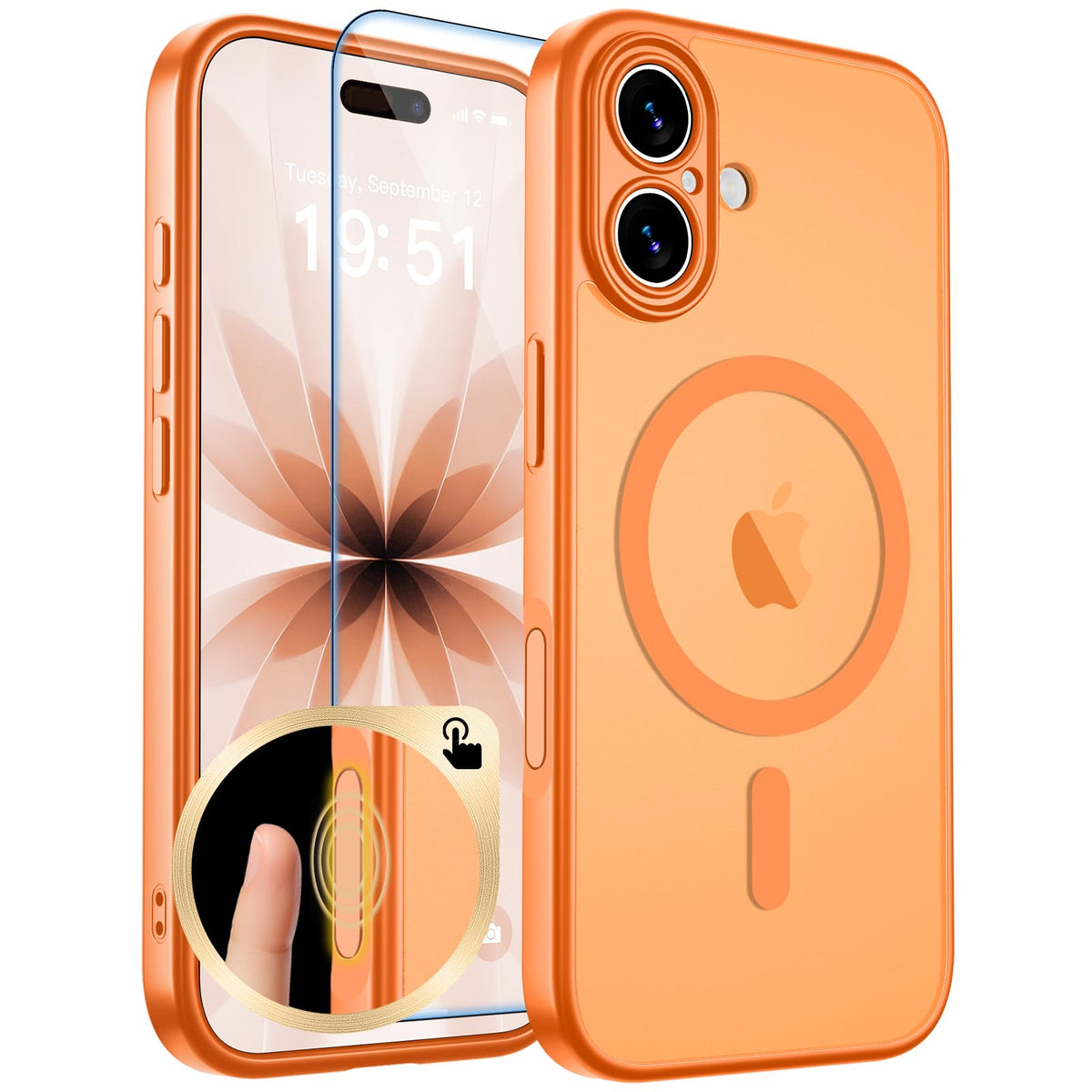 zapica Magnetic for iPhone 17 Pro Max Case, Gray