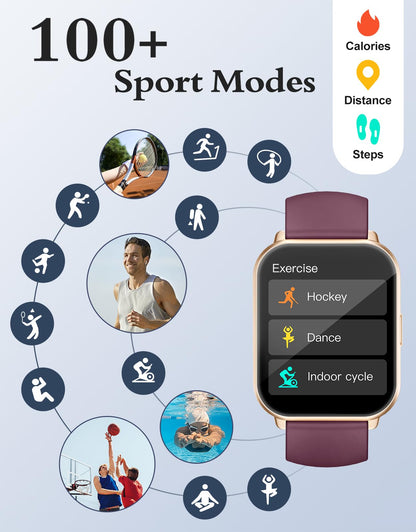 RUIMEN Smartwatch: Answer Calls, Track Fitness - Small Enterprise