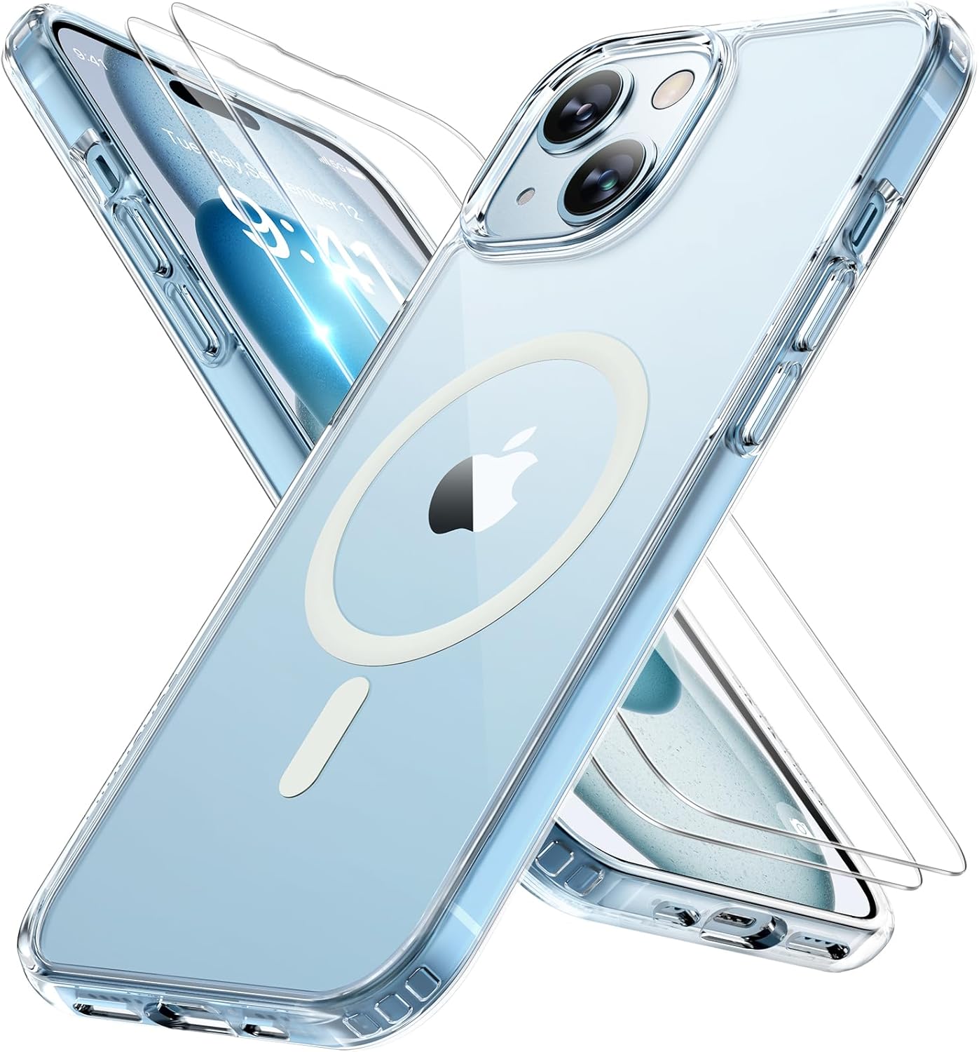 Miracase Magnetic iPhone 14 Case with Protectors
