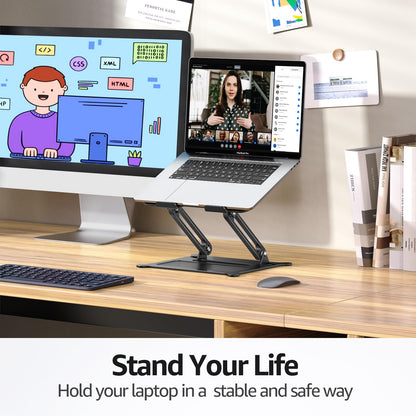 FlexLift: Adjustable Laptop Riser for All Models