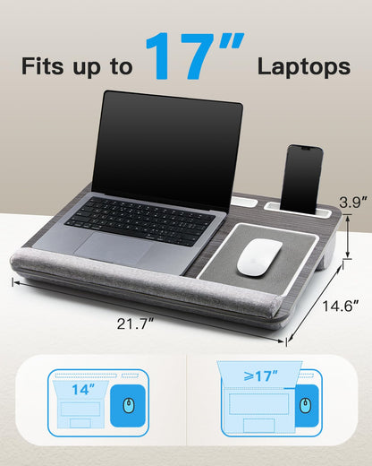 VersaLap Pro: 17” Laptop Desk w/ Mouse & Wrist Pad