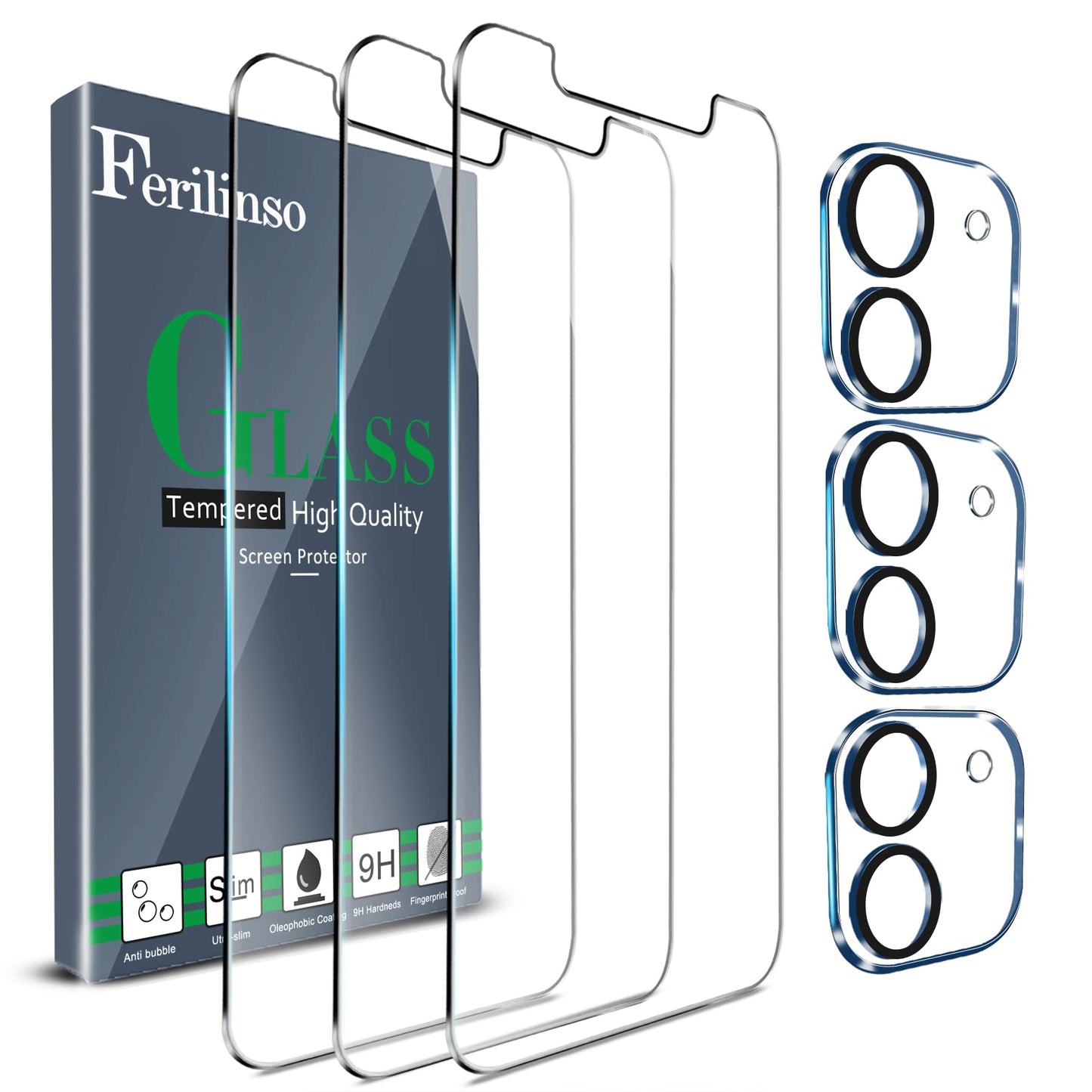 Ferilinso Privacy Screen Protector for iPhone - Small Enterprise
